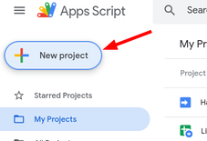 "New Script" button